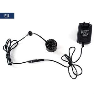 Nhựa phun vòi phun 20mm 12LED siêu phun sương siêu âm tạo sương mù Fogger Máy phun sương đài phun nước tạo độ ẩm - Product Image 2