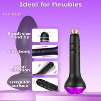 Vente en gros 360 °   Masseur de prostate vibrant rotatif, plug anal vibrant, plug anal pour hommes