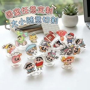 Luda Crafts - Soporte Acrílico para Llavero, Imán para Refrigerador, Personaje de Dibujos Animados Personalizado, Crayon Shinchan, Regalo - Product Image 2