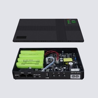 Mini UPS Fuente de Alimentación de 12V 20000 mAh con Carga Rápida y Monitoreo de Vida Útil de la Batería para Emergencias por Corte de Energía