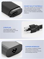 DANGELIFE TC100 65W Presisi 5480/3580/3480/5680 Inspiron 5000/7000/5430/7430/7440/5630 USB-C PD Adaptor Pengisi Daya Cepat