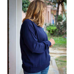 Suéter Informal de Estilo Coreano Heyfoo para Mujer, Suéter de Lana Merino y Cachemira con Efecto Estampado, Logotipo Frontal, Verde Militar para Invierno - Product Image 2