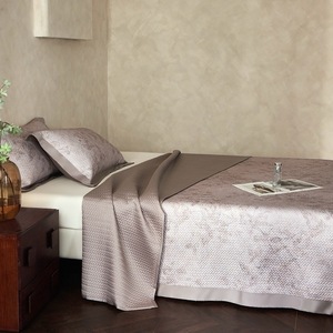 Tapis de refroidissement en fibre de bambou haut de gamme couverture d'impression personnalisée respirant lavable léger draps de lit matelassés de luxe 3 pièces ensemble de literie - Product Image 4