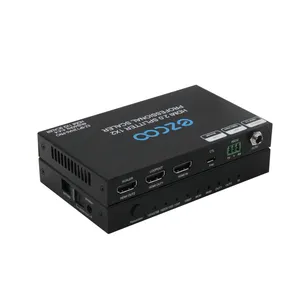 4K 60Hz HD-MI ספליטר 1x2 444 HDR D-אולבי ראיית SPDIF אודיו הבריחה RS232 הקושחה שדרוג HD-MI ספליטר 1 ב 2 מתוך HDCP2.2