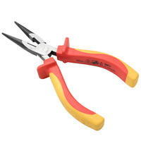 Ensemble d'outils isolés VDE 1000V pour électricien, 5 pièces, comprenant une pince coupante de 7 pouces, une pince à bec long de 8 pouces, un tournevis PH2x100