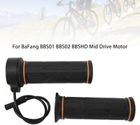 Accélérateur à torsion complet 192X pour vélos électriques, compatible avec les moteurs BBS01/BBS02/BBSHD, contrôle pratique, large plage de tension