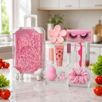 Boîtes de gloss miniatures rectangulaires en ABS recyclables avec logo personnalisé, style trolley, pour cils entiers, boîte à jouets en plastique – Vente en gros