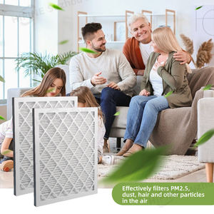 16x20x1 hava filtresi yeniden kullanılabilir ABS plastik çerçeve için hava temizleyici Hepa filtre klima - Product Image 6