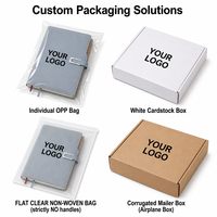 Coffret Cadeau de Carnet de Bureau Simple et Personnalisé avec Logo 2027, Bloc-Notes avec Fermeture Magnétique en U et Papier Dowling 100 g/m²