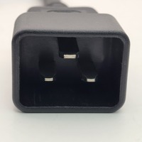 Cordon d'alimentation IEC C19 à C20 3M 13AWG 250V câble d'alimentation pour serveur UPS PDU centre de données équipement de montage en rack