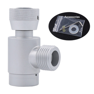 Adaptateur de recharge de CO2 avancé, connecteur de régulateur de gaz Tr21-4 à W21.8-14 pour cylindre de <span class=keywords><strong>paintball</strong></span> et de soda - Product Image 5