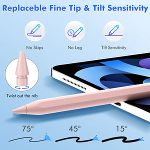 <span class=keywords><strong>Stylet</strong></span> capacitif actif sans fil magnétique Uogic 2e génération, rejet de la paume, fonction d'inclinaison, rechargeable, métal, iPad 7e/8e/Mini - Product Image 4