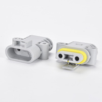 Connecteur mâle-femelle 50A 2 broches 600V IP20 étanche ignifuge pour climatiseur de stationnement, paire de connecteurs avec fils de contact en cuivre TCEA