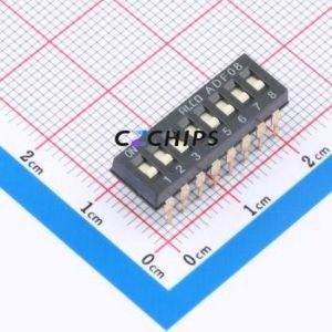 1-1825002-3 DIP Switch Through hole Component (THT) Switch Single Pole Single Throw 8 2.54mm 25mA - Product Image 1