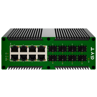 Switch Ethernet GYT de Alto Rendimiento, 1G 8 RJ45, 8 SFP PoE, Administrado, Capacidad de 56 Gbps, Disponible en Stock, Resistencia al Calor de hasta 75°C