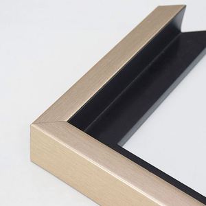 Molduras de marco flotante de pintura de foto de plástico negro Simple decorativo personalizado para enmarcar lienzo - Product Image 4