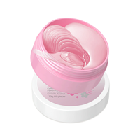 Masque pour les yeux Laikou Cherry Brightening Firming Eye Pad, 50 tampons, lissant, hydratant, réduit les ridules, anti-rides, réduit les cernes
