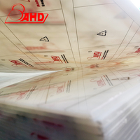 Feuille de plastique LDPE PE translucide solide à faible densité 3mm 5mm, 100% vierge, surface brillante, sans danger pour les aliments, découpe disponible