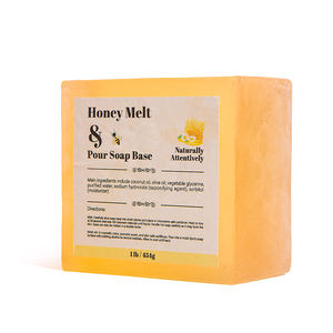 Bases de Jabón Naturales de Miel <span class=keywords><strong>para</strong></span> Derretir y Verter con 1 Libra o Peso Personalizado - Product Image 2