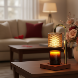 Lámpara Calentadora de Velas Eléctrica Moderna Db con Regulador de Intensidad, Temporizador, Altura Ajustable, Enchufe Australiano, para Decoración del Hogar, Aromaterapia, de Mesa, en Latón - Product Image 2