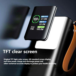 Banque d'Alimentation Portable 20000mAh pour Ordinateur Portable avec Câble PD 100W, Câbles Rétractables, Charge Rapide Intégrée et Chargeur Léger - Product Image 4