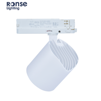 Ronse Premium CCT Sistema de luz de pista LED sintonizable 3000K 3500K 4000K Accesorio de techo de aluminio moderno para tiendas de ropa Centros comerciales COB