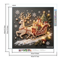Kit de Peinture Diamant 5D Personnalisé Noël DIY, Kit de Peinture Perles DIY, Produits pour Adultes, Art Mural Salon, Marque Propre