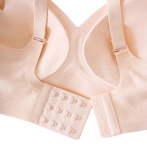 Sujetador sin costuras para mujer, con tiras de gel, soporte profundo en V, efecto <span class=keywords><strong>push</strong></span>-<span class=keywords><strong>up</strong></span>, suave, invisible, color nude, cómodo - Product Image 5