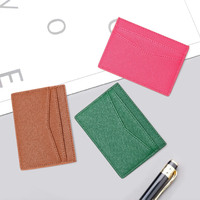 Dompet Kartu Kredit Kulit Tipis Grosir X49, Tempat Kartu Identitas, Penjepit Uang Kulit PU, Tempat Kartu Kredit