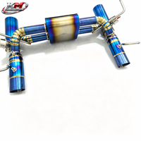 Système d'échappement léger à valve pneumatique KM High Performance Titanium Muffler Exhaust pour Ferrari F8 Tributo Spider 3.9T V8