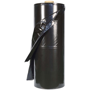 Hoja de mantillo de plástico negro PE/HDPE 1 metro aprox. Aplicación de invernadero de 1087ml Moldeo por soplado de control de malezas procesado UV - Product Image 1