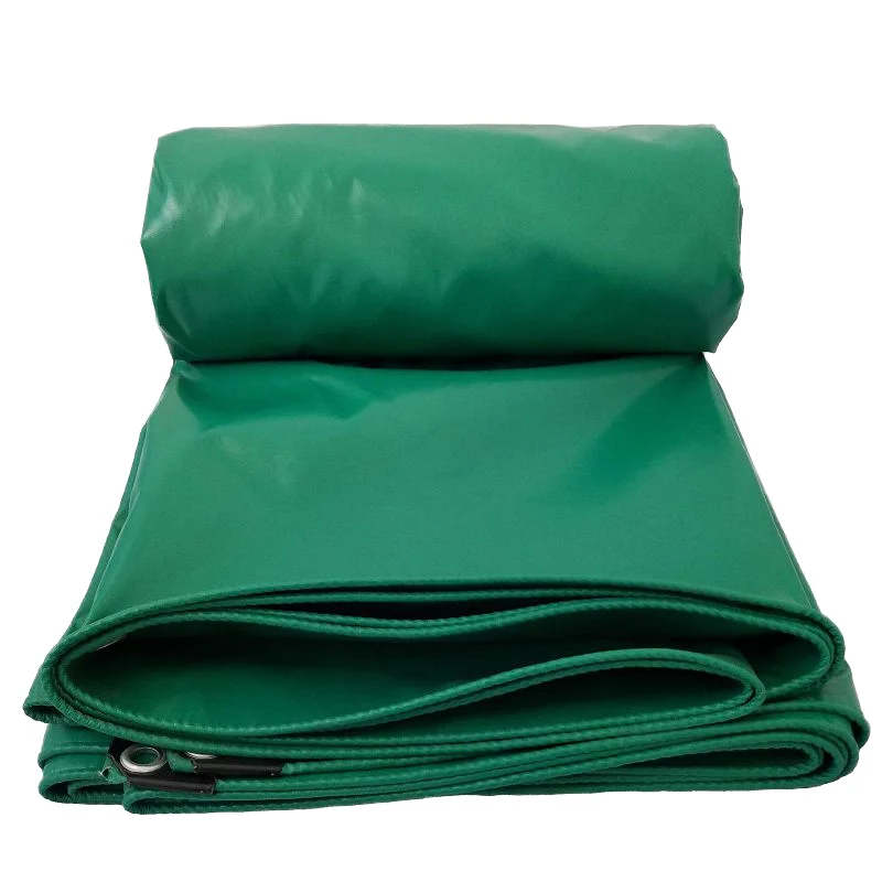 Heavy Duty Waterproof Nonwoven Tricot Solids Lightweight Polyester Tarpaulin for Truck Tent and Industrial Cover
