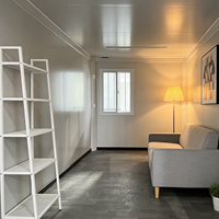 Contenedor Plegable Rectangular Moderno, Casa Prefabricada, Oficina, Dormitorio, Almacén, Contenedor de Almacenamiento Plegable de Acero
