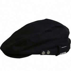 Gorras de Lona Estilo Británico Martin Personalizadas al por Mayor para Hombre y Mujer, Gorras Planas Retro Estilo Ivy - Product Image 1