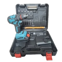 Perceuse sans fil à vitesse variable 21V avec moteur à courant continu, ensemble de tournevis électrique multifonction