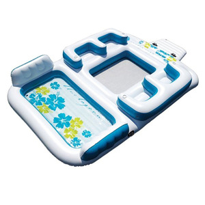 Ponton gonflable en gros Water Island <span class=keywords><strong>bateau</strong></span> radeau patio yacht plate-forme <span class=keywords><strong>de</strong></span> quai pour les bains <span class=keywords><strong>de</strong></span> <span class=keywords><strong>soleil</strong></span> - Product Image 4