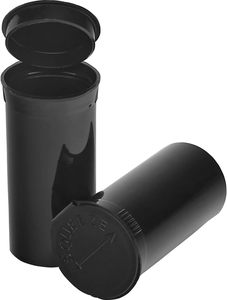Flacons en plastique VANTUR à couvercle pop-top, anti-odeur, avec sécurité enfant, personnalisables, 5dr/6dr/13dr/19dr/30dr/60dr/90dr - Product Image 2