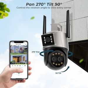 Caméra IP de Surveillance <span class=keywords><strong>BESDER</strong></span> 8MP à vendre caméra de sécurité sans fil Wifir dôme de vitesse Zoom 8X à trois objectifs - Product Image 3