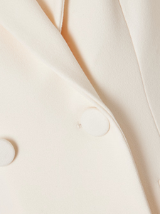 <span class=keywords><strong>Abito</strong></span> da donna personalizzato <span class=keywords><strong>doppio</strong></span> <span class=keywords><strong>petto</strong></span> a manica lunga formale con scollo a V <span class=keywords><strong>abito</strong></span> elegante con bottoni per la carriera - Product Image 6