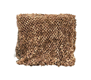 Voile d'ombrage RAYEE Filet de Camouflage Beige, câble en acier renforcé, 5x5 mètres, matériau en nylon, service de découpe - Product Image 2