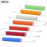 Étanche 2370mm néon inspiré tube station-service éclairage IP66 PMAA Shell Led Contour lumière DC24V éclairage linéaire