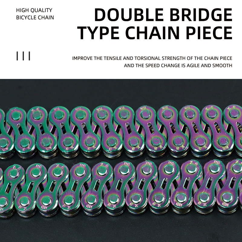 WAKE Speed Mountain Bike Chain Durable Colorful