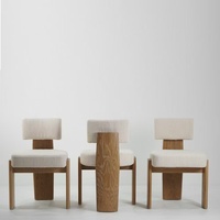 Idao 2026 Nouvelle Chaise de Coiffeuse Haut de Gamme en Bois Massif, Style Rétro Français, Luxe Discret, Choix du Designer pour Chambre à Coucher