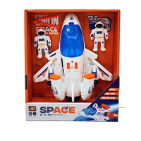 STEM Modèle Cadeau En Plastique Navette Navire Fusée Vaisseau Spatial Avion Jouets pour Enfants