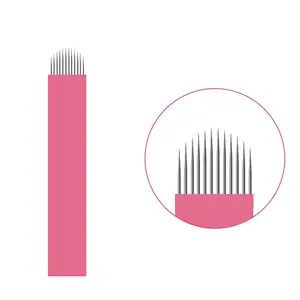 最佳质量工厂0.15毫米永久化妆微刀片针纳米针用于Ombre粉眉毛遮阳
