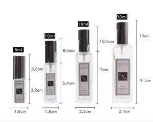 Chai Nước Hoa Thủy Tinh Mini Trong Suốt Bán Sỉ 10Ml Với Bình Xịt Bơm - Product Image 2