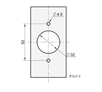 Serrure de porte ronde pour camping-car, serrure à torsion pour remorque de camping, cylindre métallique à double clé BL35 Chine