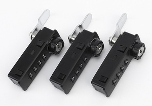 带钥匙和密码的安全4位双组合凸轮柜锁高安全性柜板锁 - Product Image 4
