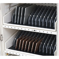 Chariot de charge en acier pour 42 appareils, modèle TN-CHGC-42PR-BF, pour ordinateurs portables, téléphones portables, chariot de rangement, équipement éducatif, 680x500x1127mm