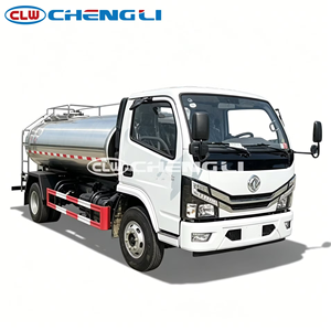 รถบรรทุกนมสแตนเลส CLW 4x2 สำหรับขนส่งของเหลวเกรดอาหาร - Product Image 2